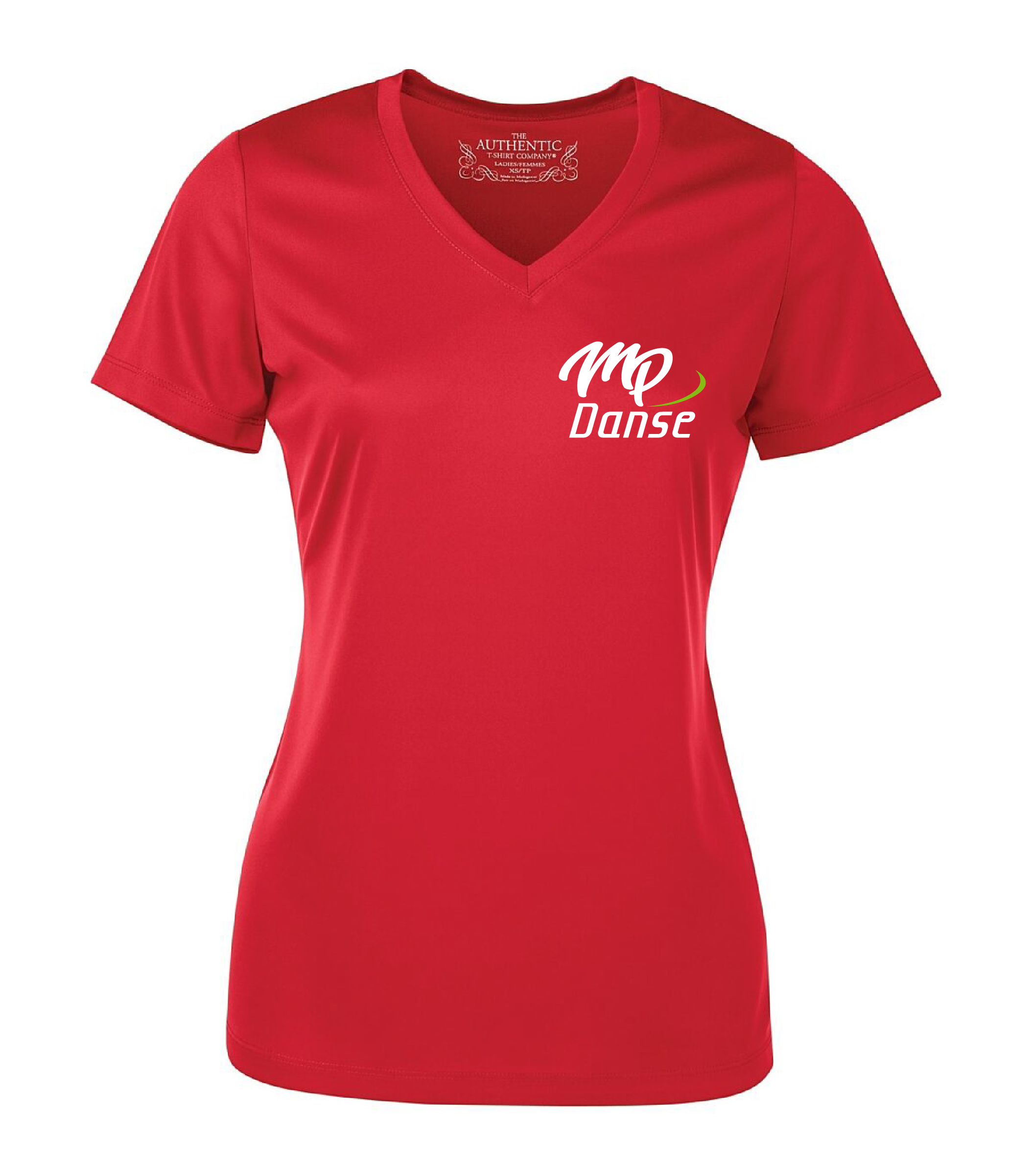 T-Shirt col en V école de danse Manon Poitras