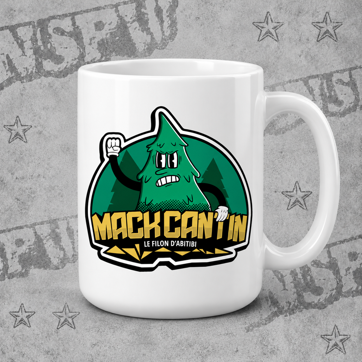 Mack Cantin - la tasse