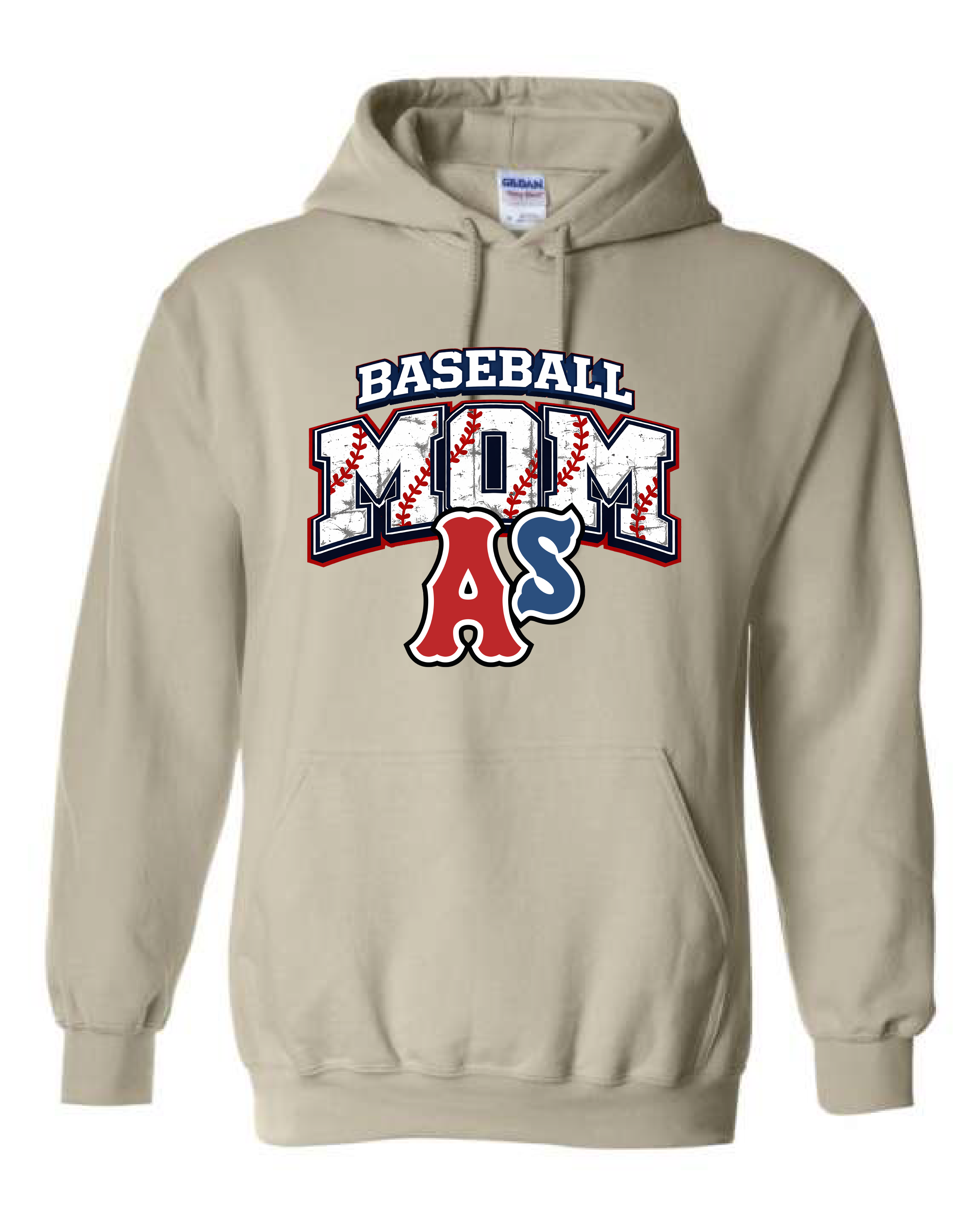hoodie baseball mom As du Grand Portneuf