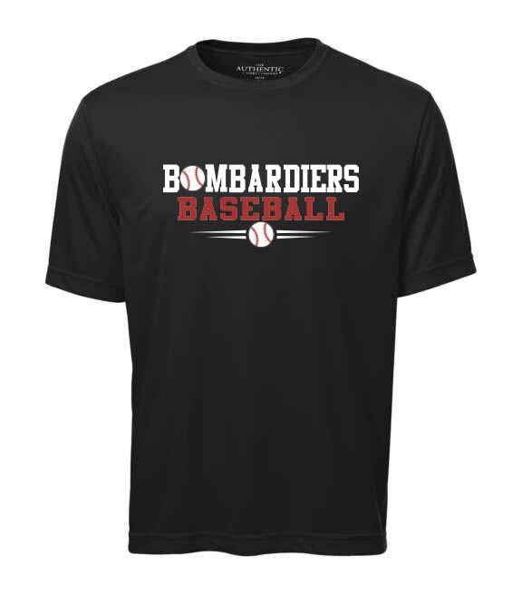 T-shirt dryfit Bombardiers Baseball