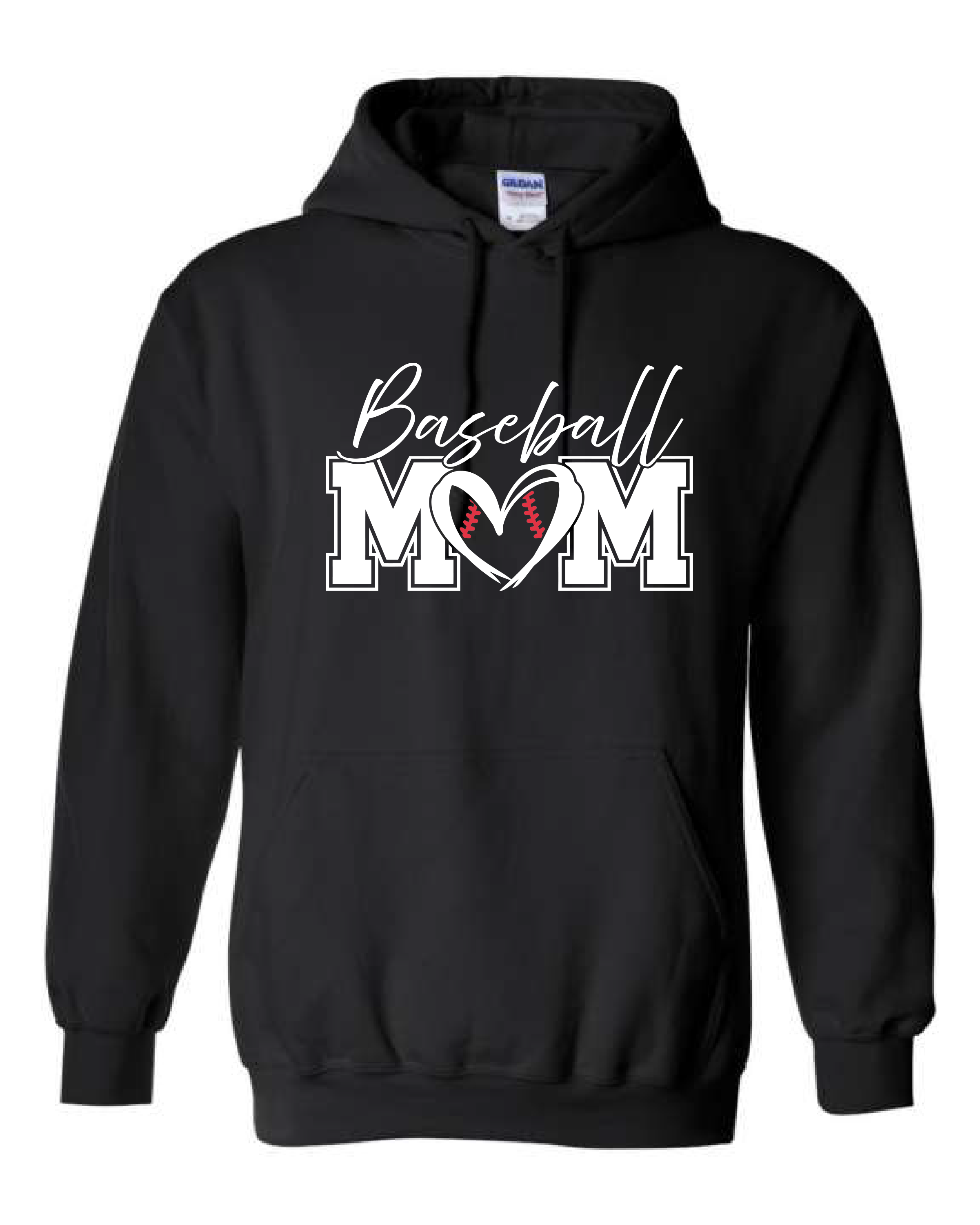 Hoodie Baseball Mom As du Grand Portneuf