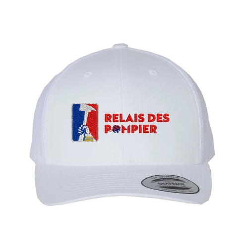 ***Prévente*** Casquette officielle – Relais des Pompiers (brodée)