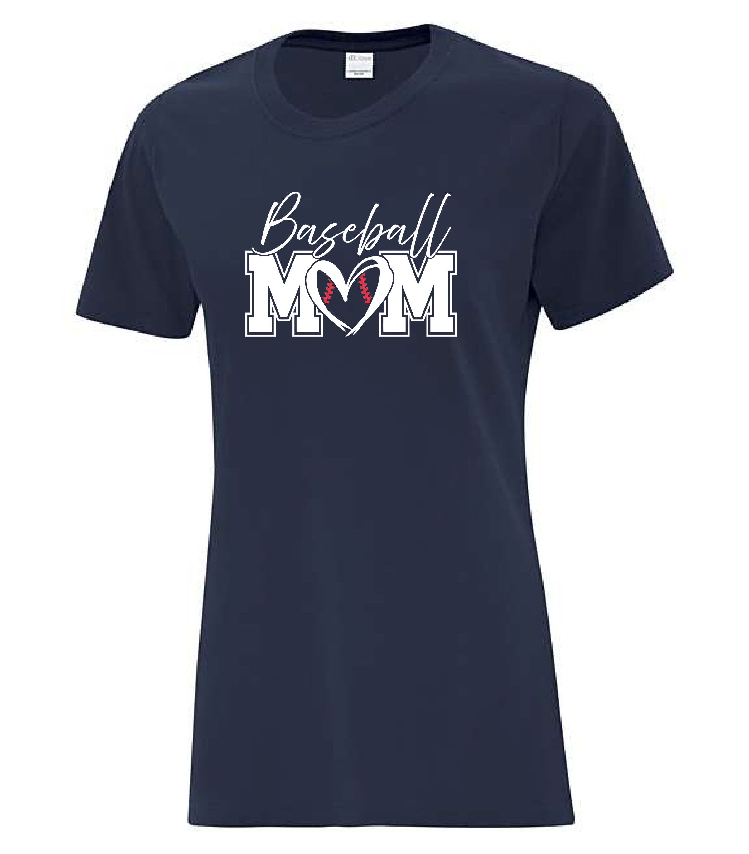 t-shirt baseball mom As du Grand Portneuf