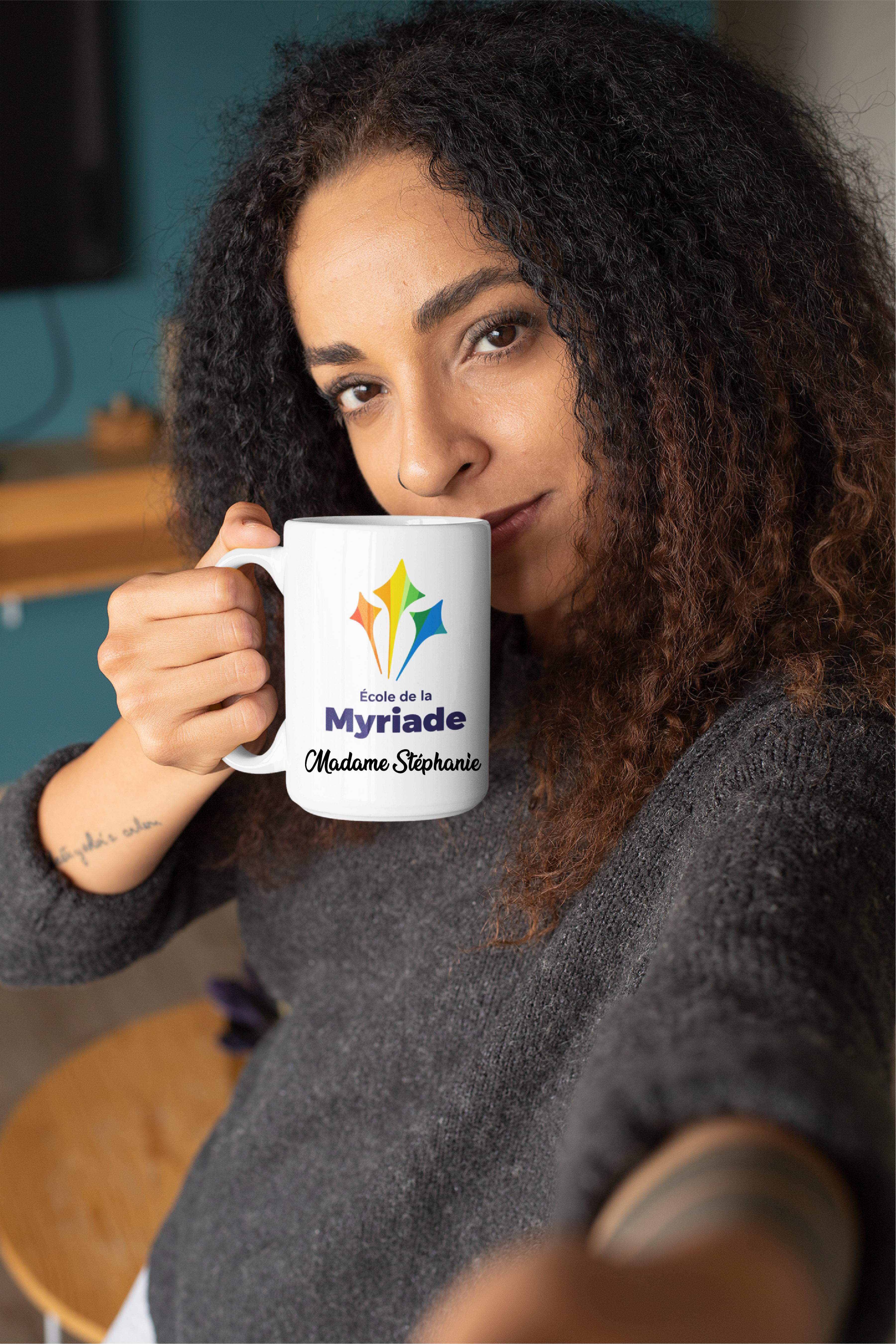 Tasse a café personalisable École de la Myriade